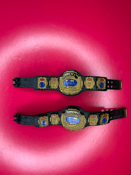 Figure Belt wCw Tag Team Title x2