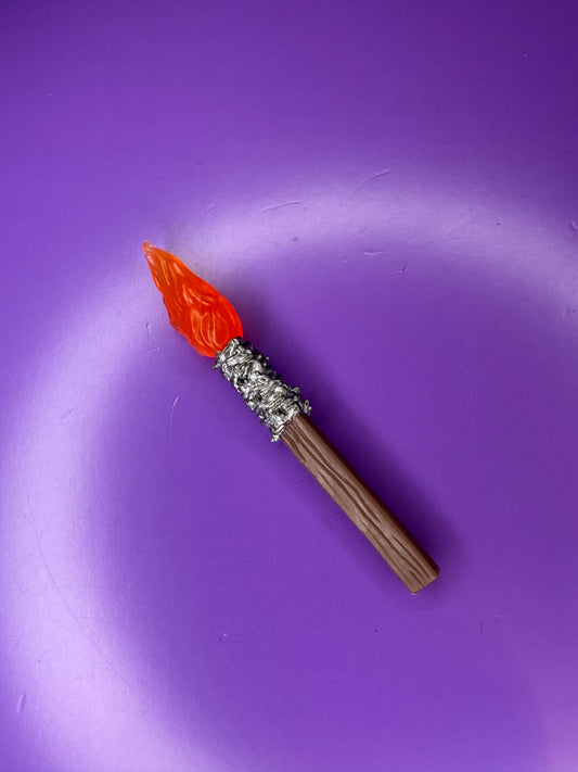 Accessories Flaming Barbed Wire Bat