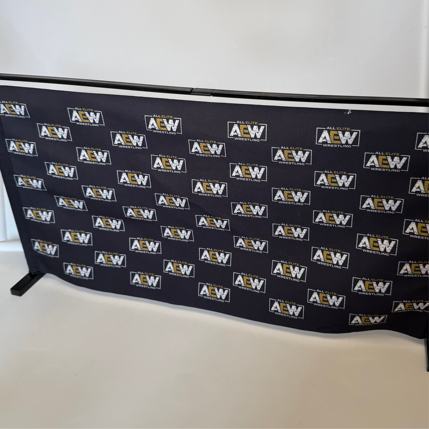 Accessories AEW interview backdrop